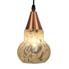 Lustre Pendente Taschibra Verona E27 Transparente Leitoso Bivolt Cobre Lustre Pendente Taschibra Verona E27 Transparente Leitoso Bivolt Cobre