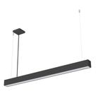 Lustre Pendente Taschibra Vetor Linear Led 35w Bivolt Preta 6500k Luz Fria Lustre Pendente Taschibra Vetor Linear Led 35w Bivolt Preta 6500k Luz Fria