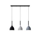 Lustre Pendente teto Moderno Triplo Horizontal Lustre Pendente teto Moderno Triplo Horizontal