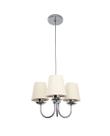 Lustre Pendente Tocheiro Mini Cúpula Redondo Cone Cromado 379