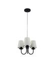 Lustre Pendente Tocheiro Mini Cúpula Redondo Cone Preto 379