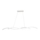 Lustre Pendente Twine BRANCO Led Integrado 15w Quality Moderno Curvas Ondas St1348 Lustre Pendente Twine BRANCO Led Integrado 15w Quality Moderno Curvas Ondas St1348