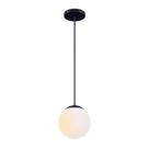 Lustre Pendente Vidro Globo Jabuticaba Balcão Cozinha Quarto Sala Chelsea1 Lâmpada E27 Bivolt