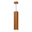 Lustre Pendente Viena Quadrado 45cm Woods Cobre/Fosco Lustre Pendente Viena Quadrado 45cm Woods Cobre/Fosco