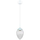 Lustre Pendente Vintage Branco Globo Pêra Incolor Brilho Lustre Pendente Vintage Branco Globo Pêra Incolor Brilho
