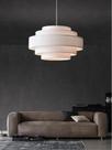 Lustre Pendente Vivare Md-4388 Cúpula em Tecido Branca - Bivolt Lustre Pendente Vivare Md-4388 Cúpula em Tecido Branca - Bivolt