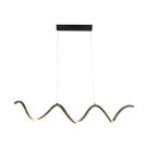 Lustre Pendente Worm Dna Spiral 1m Led Multicor 3 Em 1 Cabo Regulável 1,9m 33W Bivolt