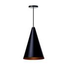 Lustre Pendentes Interno Cone M Alumínio Decorações Lustre Pendentes Interno Cone M Alumínio Decorações