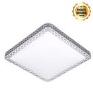 Lustre Plafon Acrilico Orion Efeito Céu Estrelado 12W 28x28