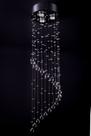 Lustre Plafon Caracol Cristal Redondo 24cm 509