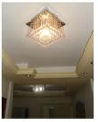 Lustre Plafon Crist. Acril. 19cm Inox Placa 31cm P/1lamp 3131191esf