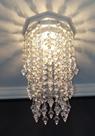 Lustre Plafon Cristal Acrílico Decorar Sala Iluminação Decoração Quarto Luminária Banheiro17x27 Gabi