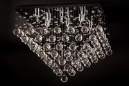 Lustre Plafon Cristal Egípcio 50cm Quadrado 530/50