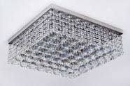 Lustre Plafon Cristal Egípcio Importado 60cm Quadrado 591/60