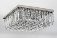 Lustre Plafon Cristal Egípcio Importado 60cm Quadrado 610/60
