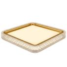 Lustre Plafon Cristal LED 3 em 1 Controle Remoto Decoraçao Luz Sala Estar Jantar Residencial Comercial Iluminaçao