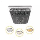 Lustre Plafon Cristal Led 36w Quadrado Bivolt 3 Cores com Controle