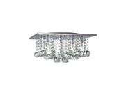 Lustre / Plafon Cristal Trends Quadrado 400 5xG9 - Taschibra Lustre / Plafon Cristal Trends Quadrado 400 5xG9 - Taschibra