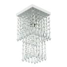 Lustre Plafon De Cristal Acrilico Spark Branco
