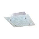Lustre Plafon de Sobrepor de vidro para 02 lâmpadas 30cm Ideal para Sala, Quarto, Cozinha, Banheiro 110v/220v Geométrico Branco Lustre Plafon de Sobrepor de vidro para 02 lâmpadas 30cm Ideal para Sala, Quarto, Cozinha, Banheiro 110v/220v Geométrico Branco