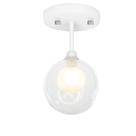 Lustre Plafon Harmony Branco 23x14 cm