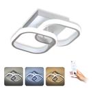 Lustre plafon Luminária e arandela branco Led Moderno Bivolt Sobrepor 3 Cores de luz e ajuste de cor regulavel e controle remoto Lustre plafon Luminária e arandela branco Led Moderno Bivolt Sobrepor 3 Cores de luz e ajuste de cor regulavel e controle remoto