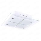 Lustre plafon para 2 lampadas xadrez - e27