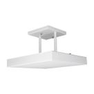 Lustre Plafon Pendente Luminária Luz Indireta 30x30 Branco