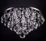 Lustre Plafon Pirâmide Cristal Redondo 30cm 522/30