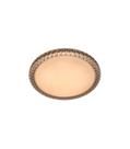 Lustre Plafon Sagitta Redondo Efeito Estrelado 24W LED: Luz Quente 3000K