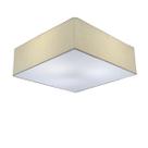 Lustre Plafon Sobrepor Quadrado Vivare CQF5015LLA Cúpula em Tecido Cor Linho Bege 50x50x15cm Lustre Plafon Sobrepor Quadrado Vivare CQF5015LLA Cúpula em Tecido Cor Linho Bege 50x50x15cm