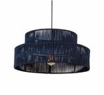 Lustre Redondo Duplo Corda Náutica Pendente Com Fio