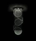 Lustre Redondo Espiral Com 2mt De Altura