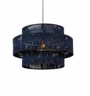 Lustre Redondo Triplo Corda Luxo 35x51 Com Fio Completo