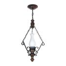 Lustre Rústico Envelhecido 1 Lâmpada 801E - Luminárias Müller