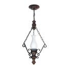 Lustre Rústico Envelhecido 1 Lâmpada 801E Lustre Rústico Envelhecido 1 Lâmpada 801E