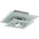 Lustre sobrepor Branco para 1 lâmpada 25x25