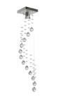 Lustre Sobrepor de Cristal Legitimo Espiral Lavabo Cabeceira de Cama Feng Shui Sala