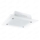 Lustre sobrepor para 2 lâmpadas 28x28cm B.transparente