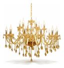Lustre Teto Cristal Legítimo Pendente Candelabro 18 Braços