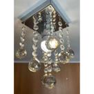 Lustre Torre em Cristais 30x30 C05