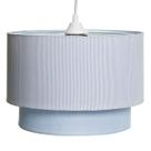 Lustre Tubular Duplo Azul Quarto Bebê Infantil Menino