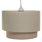 Lustre Tubular Duplo Bege Quarto Bebê Infantil Menina Menino