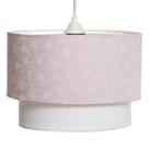 Lustre Tubular Duplo Rosa/ Branco Quarto Bebê Infantil Menina