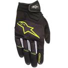Luva Alpinestars Atom Preto/Amarelo Luva Alpinestars Atom Preto/Amarelo