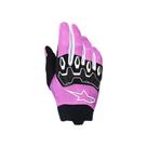 Luva Alpinestars Full Bore V2 Feminina Preto Branco e Roxo Tamanho:M Luva Alpinestars Full Bore V2 Feminina Preto Branco e Roxo Tamanho:M