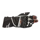 Luva Alpinestars GP Plus R V2 Preta Branco Couro