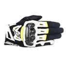 Luva Alpinestars Smx-2 Air Carbom V2 Preta Branca Amar Smx2