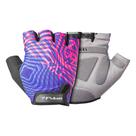 Luva Bike Poker Antishock Gel Swift - Preto/Rosa/Roxo Luva Bike Poker Antishock Gel Swift - Preto/Rosa/Roxo