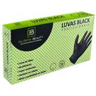 Luva Black Látex Profissional Reutilizável com Proteção Química 20 Unidades Dilcintia
